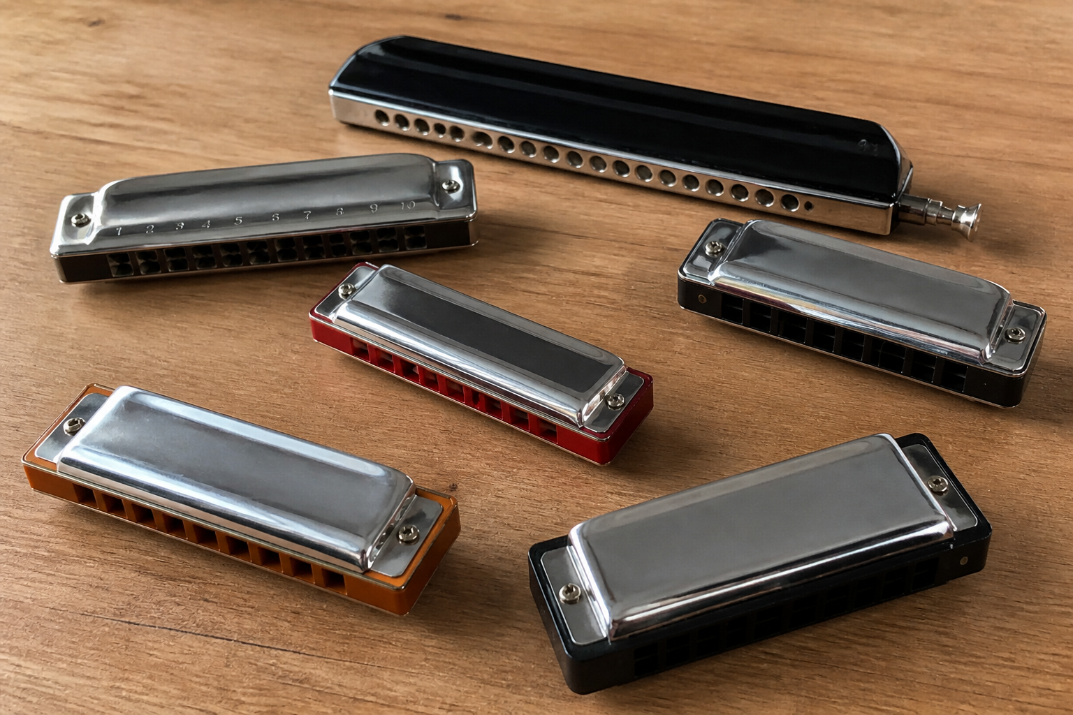 Mondharmonica typen en modellen